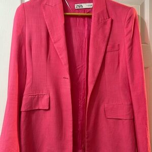 Zara Women's Pink Blazer